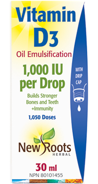 Vitamin D3 (Oil Emulsification) · 1,000 IU
