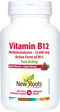 Vitamin B12 Methylcobalamin · 15,000 mcg (Sublingual Tablets)
