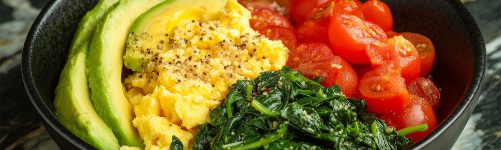 Savoury Egg and Quinoa Breakfast Bowl