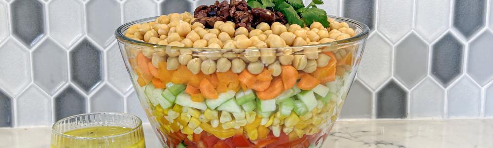 Rainbow Chickpea Salad
