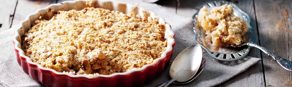 Poacher’s Moon Elderberry Apple Crumble